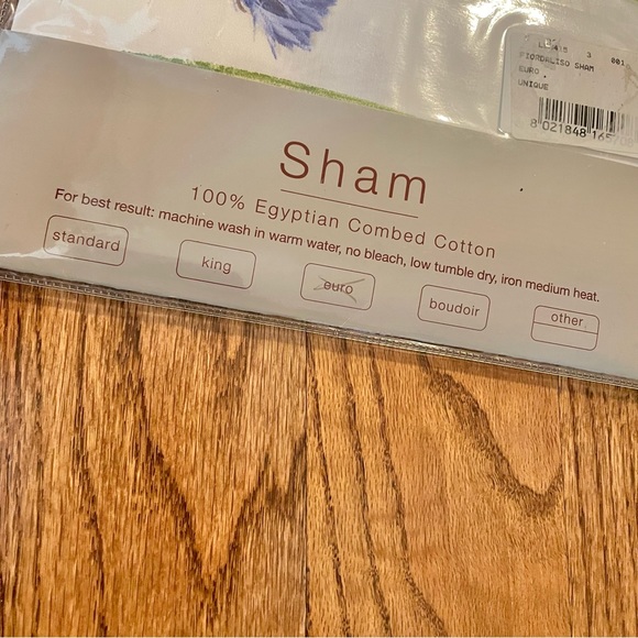 Signoria Firenze Floral Euro Sham - 2 Available - Picture 4 of 4